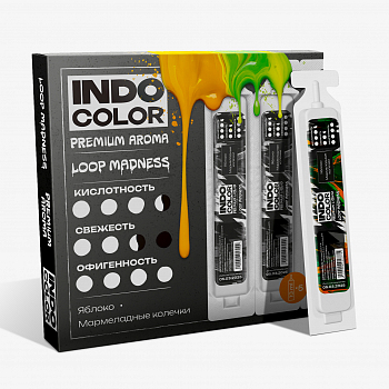 Купить Ароматизатор IndoColor "Loop Madness / Яблоко, мармеладные колечки" 13мл (на 30мл) Ароматизатор IndoColor "Loop Madness / Яблоко, мармеладные колечки" 13мл (на 30мл)