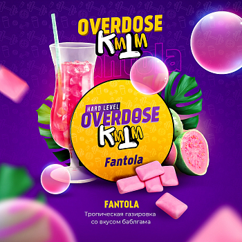 Купить Табак Overdose, 25гр "Fantola / Тропическая газировка" Табак Overdose, 25гр "Fantola / Тропическая газировка"